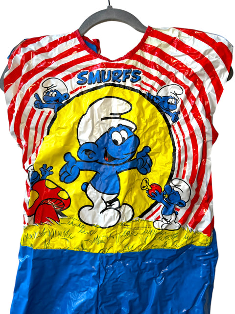 1980s Ben Cooper Smurf Halloween Costume with Mask and Original Box