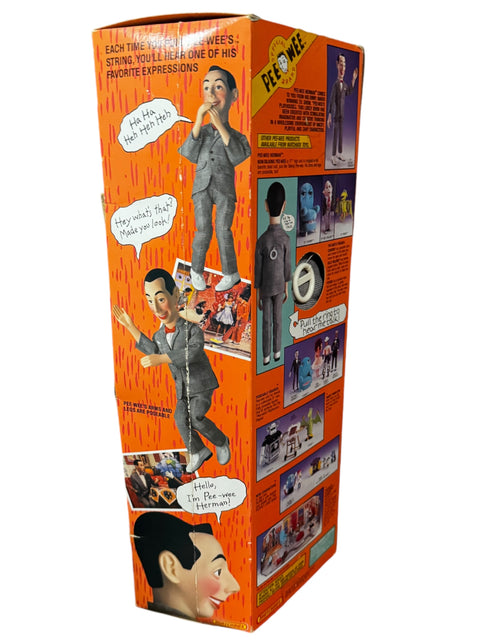 1987 Vintage Pee-Wee Herman Talking Doll – Matchbox, Original Box, Pull-String Working
