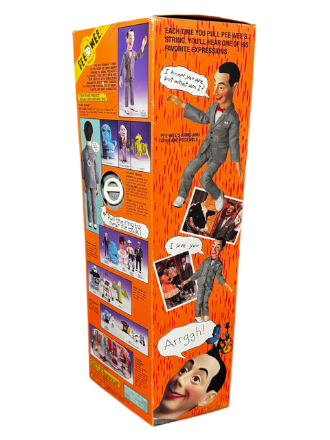 1987 Vintage Pee-Wee Herman Talking Doll – Matchbox, Original Box, Pull-String Working