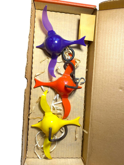 Rare 1971 "Three Little Birds" Vintage Toy Set in Original Box by Executive Games, Colorful Retro Birds, 70s Collectible