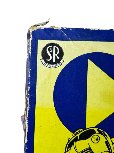 Vintage 1950s Cabby! Board Game by Selchow & Righter - Complete Set, Rare Taxi-Themed Game