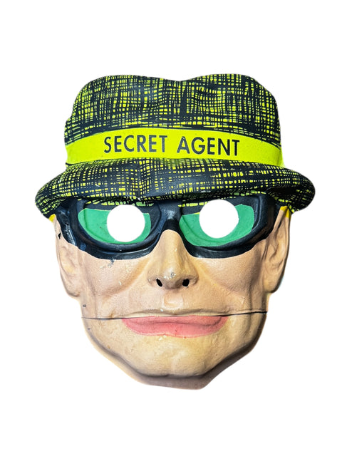 1960s Vintage Ben Cooper Chatter-mouth Secret Agent Mask