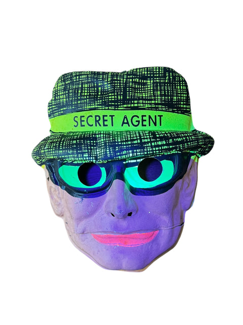 1960s Vintage Ben Cooper Chatter-mouth Secret Agent Mask