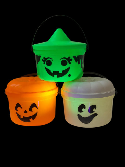Vintage 1980s McDonald's Halloween Buckets