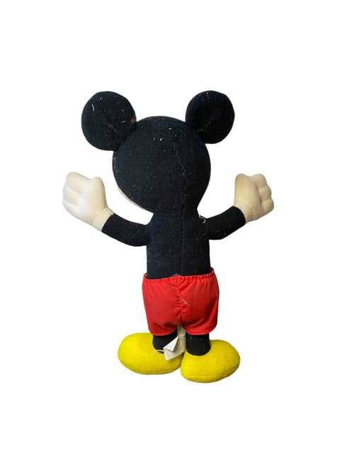 Vintage 1989 Playskool Mickey Mouse Plush Doll - Classic Disney Collectible