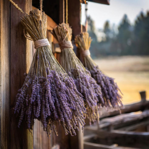 Dried Lavender + Barnwood