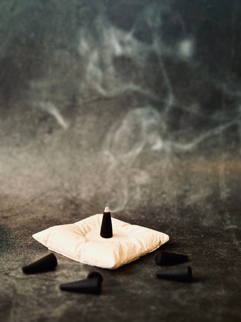 Bamboo + Charcoal Incense Cones