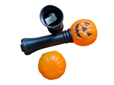 90s Pumpkin Blow Mold Trick-or-Treat Flashlights - Set of 2