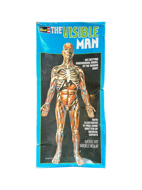 Vintage 1977 Revell The Visible Man Model Kit - Human Anatomy Educational Model, Rare 70s Science Toy, Collectible in Good Condition